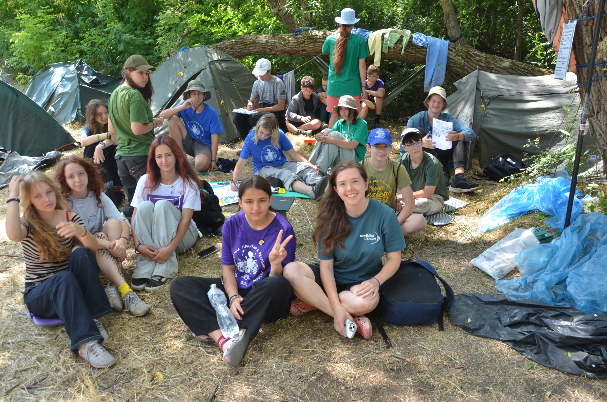 A group of young rewilders