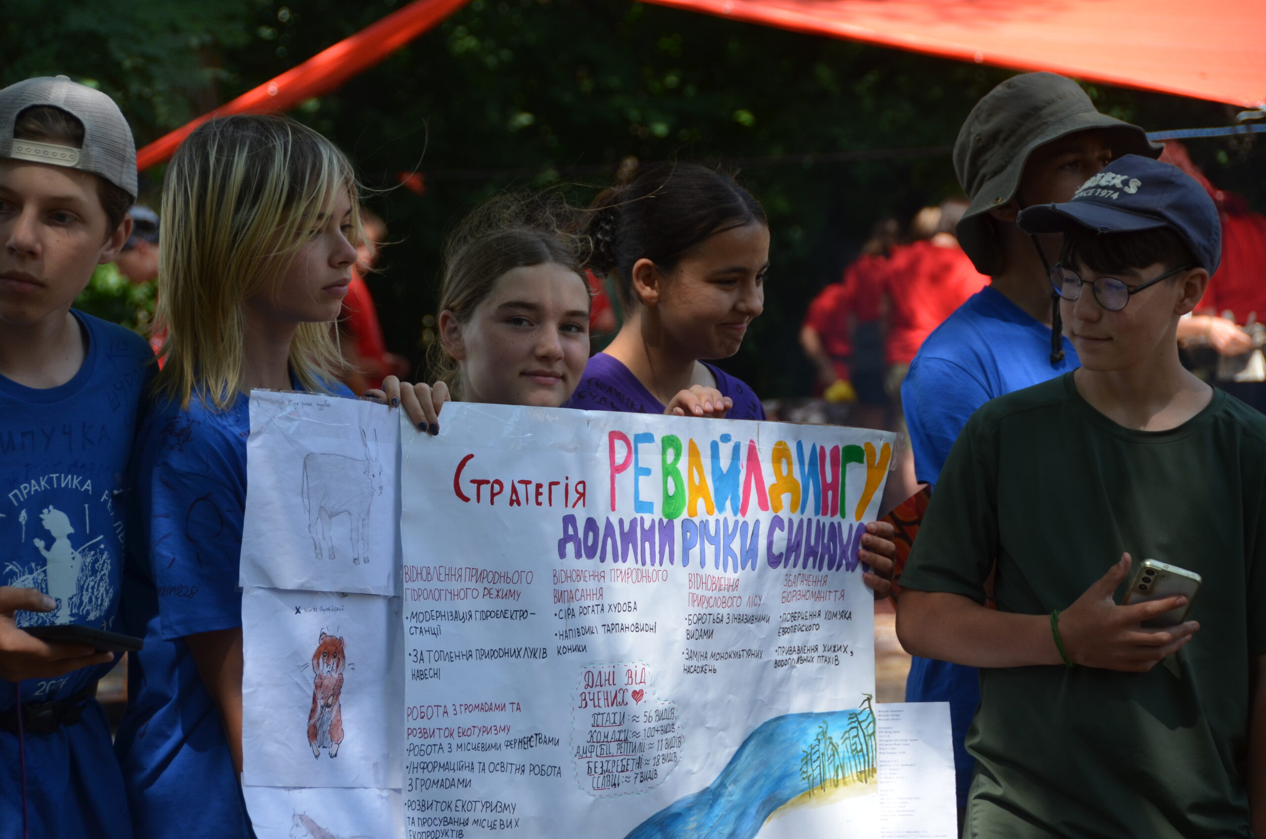 A group of young rewilders